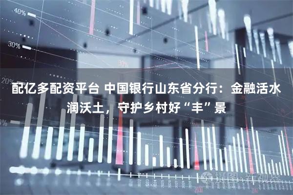 配亿多配资平台 中国银行山东省分行：金融活水润沃土，守护乡村好“丰”景