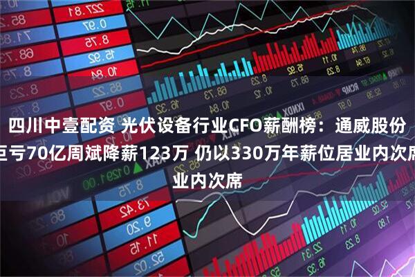 四川中壹配资 光伏设备行业CFO薪酬榜：通威股份巨亏70亿周斌降薪123万 仍以330万年薪位居业内次席